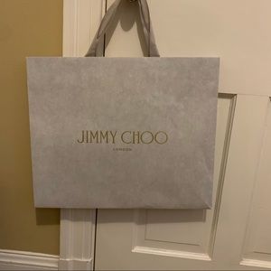Jimmy Choo shoe shopping bag